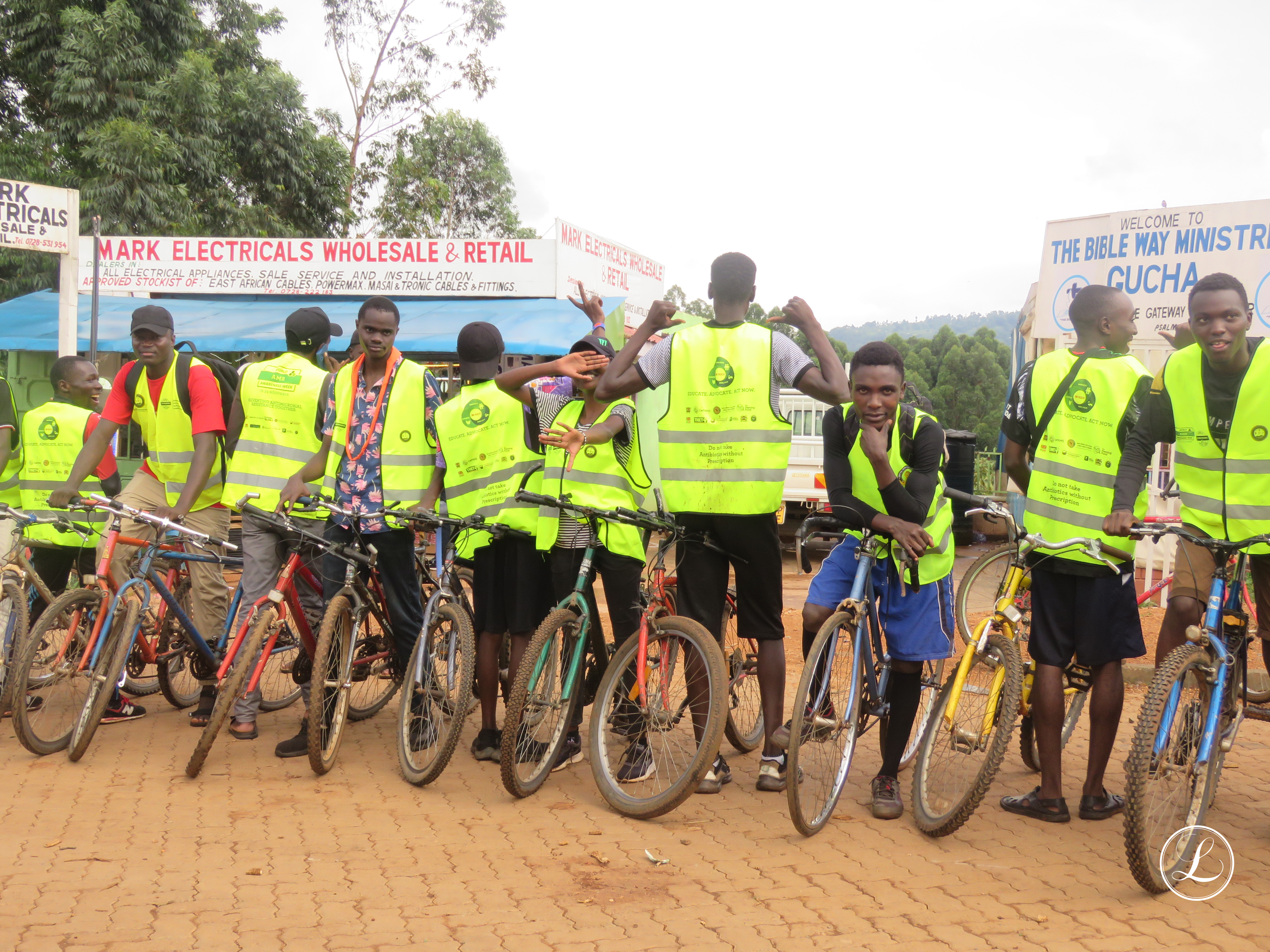 58km Cycling Awareness to Ogembo